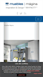 Mobile Screenshot of mueblesmagina.com