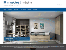 Tablet Screenshot of mueblesmagina.com